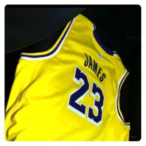 Real LeBron James Lakers Jersey